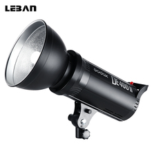 Godox-luz estroboscópica para estudio de fotografía, lámpara de luz estroboscópica de 400W, GN76, 2,4G, sistema X inalámbrico, montaje Bowens, DE400II 2024 - compra barato
