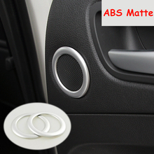 Cubierta de anillo de bocina de audio para coche, accesorios de moldura de ABS mate para Ford Escape Kuga 2017 2018 2024 - compra barato