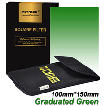 New Zomei Gradual Green Square Filter 100*150mm 100mm*150mm Lens Filter for Cokin Z-PRO Series Lee Hitech 4X6" Holder 100x150mm 2024 - buy cheap