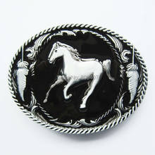 Wholesale Retail Western Galloping Horse Belt Buckle 100% Leed-Free Fast Delivery Free Shipping 2023 - buy cheap