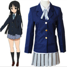 Anime K-on Hirasawa Yui Nakano Azusa Akiyama Mio Halloween Cosplay Costumes Winter School Uniform For Women Girls QM003 2024 - buy cheap
