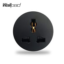 Tomada de parede universal wallpad l6, tomada de energia elétrica em 5 cores preto, branco, cinza, dourado, marrom, modular, faça você mesmo, combinação livre, ue, ru e eua 2024 - compre barato