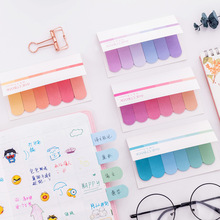Gradient Color Memo pad Sticky notes Cute colorful Planner Page Index Stickers stationery paper bookmark school supplies 2024 - buy cheap