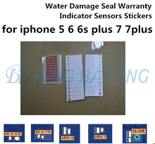 Conjunto de pegatinas de sensores indicadores de garantía, sello Original de daños por agua para iPhone 5/5C/5S 6/6plus 6s/8X 7 plus, 100 piezas de repuesto 2024 - compra barato