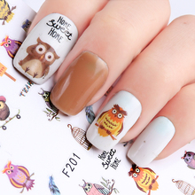 Cute Animal Series 3D Nail Stickers Self Adhesive Nails Decals Manicure Nail Art DecorationAccessories Tool New Arrival 2024 - buy cheap