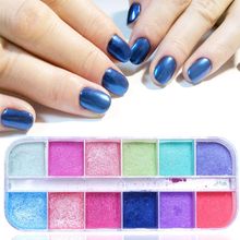 12 Colors Nail Art Glitter Shimmer Powder Ultrafine Dust Coating Pigment DIY Manicure Decoration Eyeshadow Cosmetic Tools #11 2024 - buy cheap