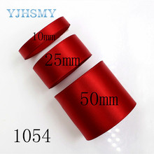 YJHSMY,J-18207-D25MM,10/25/50 mm 5 Yards Solid color Satin Ribbon,Wedding decorative ribbons,gift wrap,DIY handmade materials 2024 - buy cheap