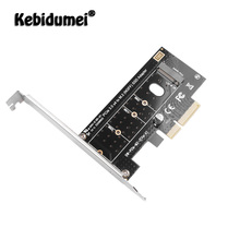 Kebidumei M.2 NVMe SSD NGFF TO PCIE X4 adapter M Key interface card Suppor PCI Express 3.0 x4 2230-2280 Size m.2 FULL SPEED good 2024 - buy cheap