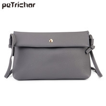 New Design Women Handbag Hasp Shoulder&Crossbody Bags PU Leather Fashion Soft Female Day Clutches Solid Phone Pocket Ladies Bag 2024 - buy cheap