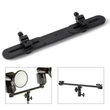Suporte de flash com parafuso de 1/4 '', suporte + adaptador de montagem de sapata para tripé de câmera