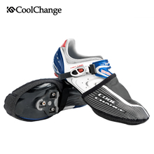 Coolchange capa para sapatos de ciclismo, capa reflexiva à prova d'água com meia palma em lycra equipamentos para bicicleta mtb 2024 - compre barato