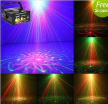 Club Bar RG Laser BLUE LED Stage Lighting DJ Home Party 5 Lens 80 Patterns show Professional Projector Light Disco EU/US/UK/AU 2024 - buy cheap