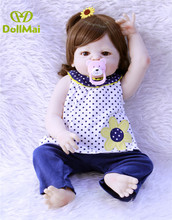 23 "силиконовая кукла для новорожденных девочек, реалистичные куклы-младенцы, детские куклы, игрушки для дома, розовые куклы lol princess 2024 - купить недорого