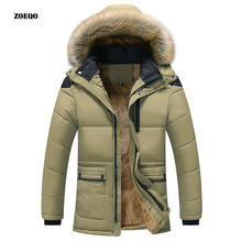 Hot Fashion Hooded Winter Coat Men Thick Warm Mens Winter Jacket Men New Parka Coat Men Down Keep Warm  L-5XL 2024 - buy cheap