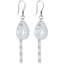 net,tassel,water drop Top quality free shipping silver plated Earrings for women fashion jewelry /ZCKNLZAB FNMDABJF 2024 - buy cheap