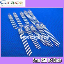 Free shipping 100pcs/lot LED 5mm RGB Common Anode/Common Cathode 4Pin Tri-Color Emitting Diodes f5 RGB Water Clear 2024 - buy cheap