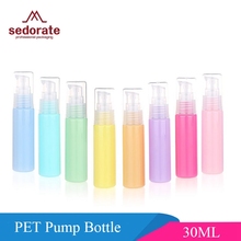 Sedorate-botellas de plástico rellenables para bomba de mascotas, contenedores vacíos de 30ML para loción, crema, 20 unidades por lote, ZM003-1 2024 - compra barato