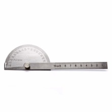 1pcs Stainless Steel Protractor Angle Finder 180 Degree Adjustable Woodworking Measurement Protractor Measuring Ruler 2024 - buy cheap