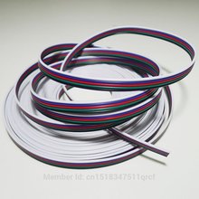 5m/lot, Tinned copper cable, 22AWG 5 pin RGB cable, PVC insulated wire, 22 awg wire , Electric wire, LED cable, DIY Connect 2024 - buy cheap