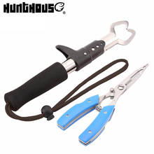 hunthouse fishing tackle Multifunction Lure Fishing Pliers Stainless Steel Fish Lip Gripper Grip fishing tools and equipment 2024 - buy cheap