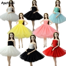 Fashion Summer Dress Short Ballet Dress For Barbie Doll Clothes Vestidoes Clothes For Barbie Dolls Outfits 1/6 Doll Accessories 2024 - buy cheap