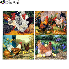 DIAPAI 5D DIY Diamond Painting 100% Full Square/Round Drill "Animal chicken family" 3D Embroidery Cross Stitch Home Decor 2024 - compre barato