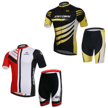 XINTOWN-Ropa de Ciclismo para hombre, Jersey deportivo de manga corta, pantalones cortos de secado rápido (babero), 2 colores 2024 - compra barato