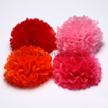 29 Colors avaiable!! Tissue paper pompom rose 10inch (25cm) 30pieces/lot handmade paper flowers ball garlands party decorations 2024 - buy cheap