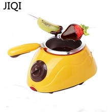 JIQI Electric mini Chocolate Fondue chocolate melting pot fountain Hot Chocolate Melt Pot melter Machine boy girl gift 2024 - buy cheap