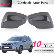 CAPQX 1Pair Outside Rearview Mirror Cover For Subaru Forester Outback XV Impreza WRX STI Legacy rear view mirror shell housing 2024 - buy cheap