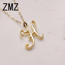 ZMZ 30pcs/lot 2019 Europe/US fashion English letter pendant lovely letter H text necklace gift for mom/girlfriend party jewelry 2024 - buy cheap