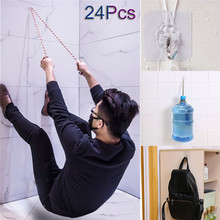 24PCS Strong Wall Adhesive Transparent Suction Cup Sucker Wall Hooks Hanger For Kitchen Bathroom Pot Shove Rugs Hooks Storage20 2024 - buy cheap