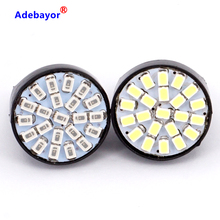 100X T20 22 LED 1206  3020 SMD Bulb 7443 direction indicator lamp backup turn signals stop park Light  red white car accessories 2024 - buy cheap