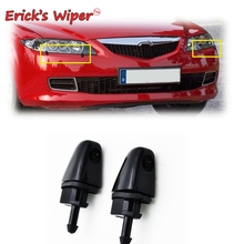 Erick's Wiper 2Pcs Front Headlight Washer Jet Nozzles For Mazda 6 M6 GG1 2002-2008 OE#GR1A518G0A 2024 - buy cheap