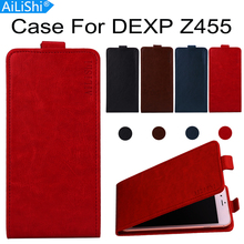 AiLiShi Case For DEXP Z455 Luxury Flip Top Quality PU Leather Case Z455 DEXP Exclusive 100% Phone Cover Skin+Tracking In Stock 2024 - buy cheap