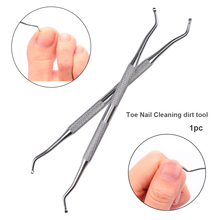 1PC Professional Ingrown Toe Nail Lifter Correction Double Head Nail File Tool Foot Nail Care Hook Dirt Cleaning Spoon Manicure 2024 - buy cheap