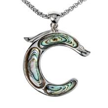 Abalone shell fish necklace pendant W stainless steel chain jewelry birthday gifts for women her wife girlfriend mom I026 2024 - buy cheap