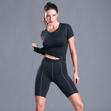 Women Running Set Gym Wear Fitness Quick Dry Running Suit Woman 2 Piece Set Women Pant And Top Compressions Suit Women Gym Cloth 2024 - buy cheap