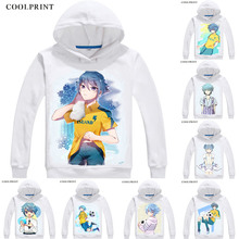 Coolprint hiura kirina hoodies dos homens inazuma onze ares nenhum tenbin moletom masculino streetwear anime moletom com capuz longo impresso 2024 - compre barato