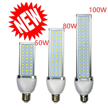 Lâmpada led tipo milho e27, e39, e40, lâmpada led de alto brilho com 30w, 40w, 50w, 60w, 80w, 5730 w, 100 v para economia de energia, 1 lâmpada 2024 - compre barato