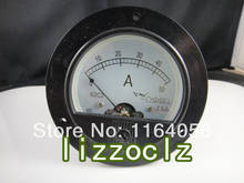 Round Analog Amp Panel Meter Current Ammeter DC 0-50A + Shunt 2024 - buy cheap