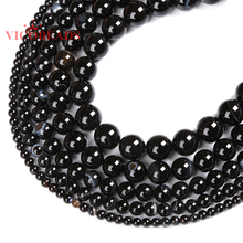 Natural Stone Black Stripe Onyx Agates Round Loose Beads 4 6 8 10 12 mm Pick Size Fit Diy Beads Jewelry Making 2024 - buy cheap