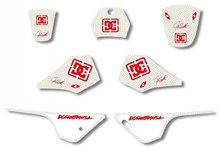 New Style TEAM GRAPHICS&BACKGROUNDS DECAL STICKERS Kits For Yamaha PW 80 PIT bike (White/Red) 2024 - buy cheap