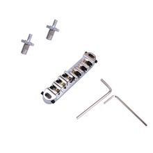 Saddle Roller Chrome Locking Tune-O-Matic Bridge for Electric Guitar high quality Guitar Bridge 2024 - buy cheap