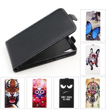 Flip Leather case For Lenovo A6010  Back cover Fashion Cartoon Painting Phone Cover for Lenovo A6000  TPU 2024 - buy cheap