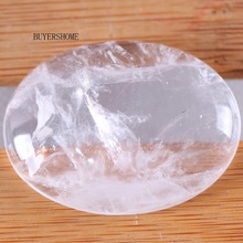 30x40mm joias da moda oval pedra natural cabochão cristal branco 1 peça k1690 2024 - compre barato