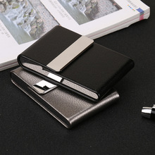 Smoking Accessories Cigarette Case 1 PC Cigar Storage Box Stainless Steel Multifunction Card Cases PU Tobacco Holder 2024 - buy cheap