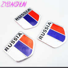 2018 High Quality 3D Aluminum Flag Russia Car Sticker Accessories Stickers for  Mitsubishi ASX Outlander Lancer Evolution Pajero 2024 - buy cheap