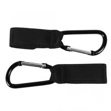 2pcs Black Baby Stroller Pushchair Buggy Hook Clip Hanger Bags Carrier Accessory Multifunction Baby Stroller 2024 - buy cheap