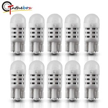 Gtinthebox 10pcs T10 W5W 194 168 LED Car Parking Side License Plate Bulb Interior Reading Lamp Wedge Dome Turn Signal Light 12V 2024 - buy cheap